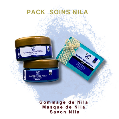 Pack Soins Nila – Gommage, Masque et Savon Artisanal