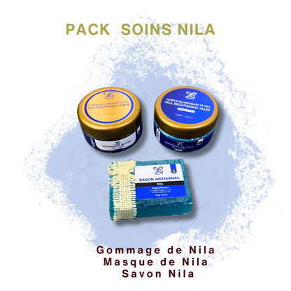 Pack Soins Nila – Gommage, Masque et Savon Artisanal